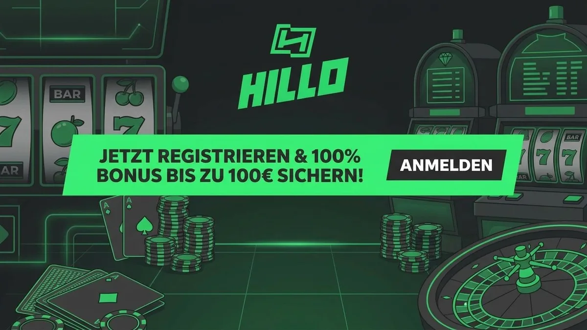 Registrierung mit Bonus bei Hillo